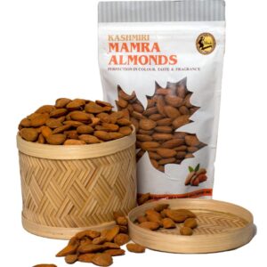 Kashmiri Mamra Almond 250gm Perfect Mamra  Almonds Perfection in colour